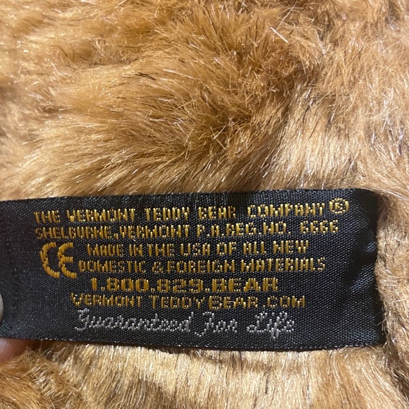 Vermont Teddy Bear 15 inch articulated - Picture 3 of 7